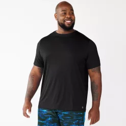 Big & Tall Tek Gear® Core Tee -Outdoor Clothing Sales 5237684 Mineral Black
