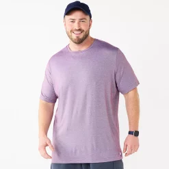 Big & Tall Tek Gear® Core Tee -Outdoor Clothing Sales 5237684 Ruby Purple