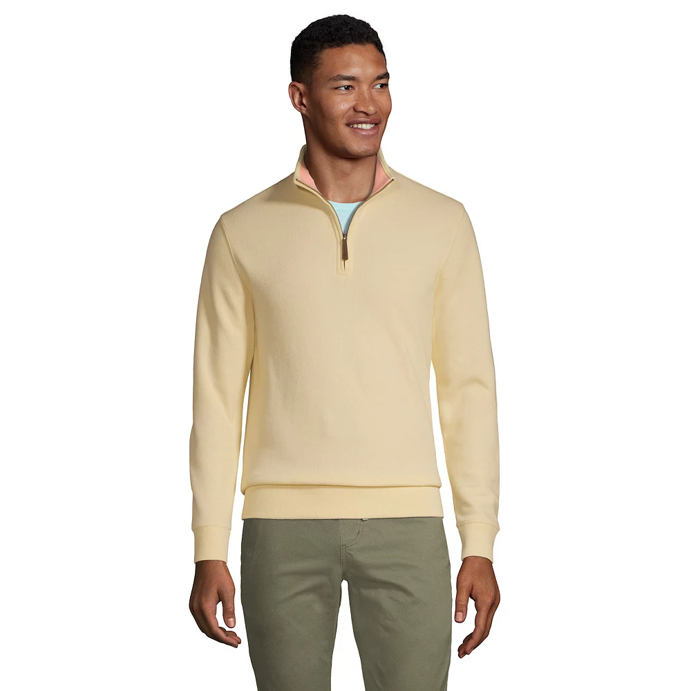 Big & Tall Lands' End Bedford Classic-Fit Ribbed Quarter-Zip Sweater 10 Big & Tall Lands' End Bedford Classic-Fit Ribbed Quarter-Zip Sweater - Image 8