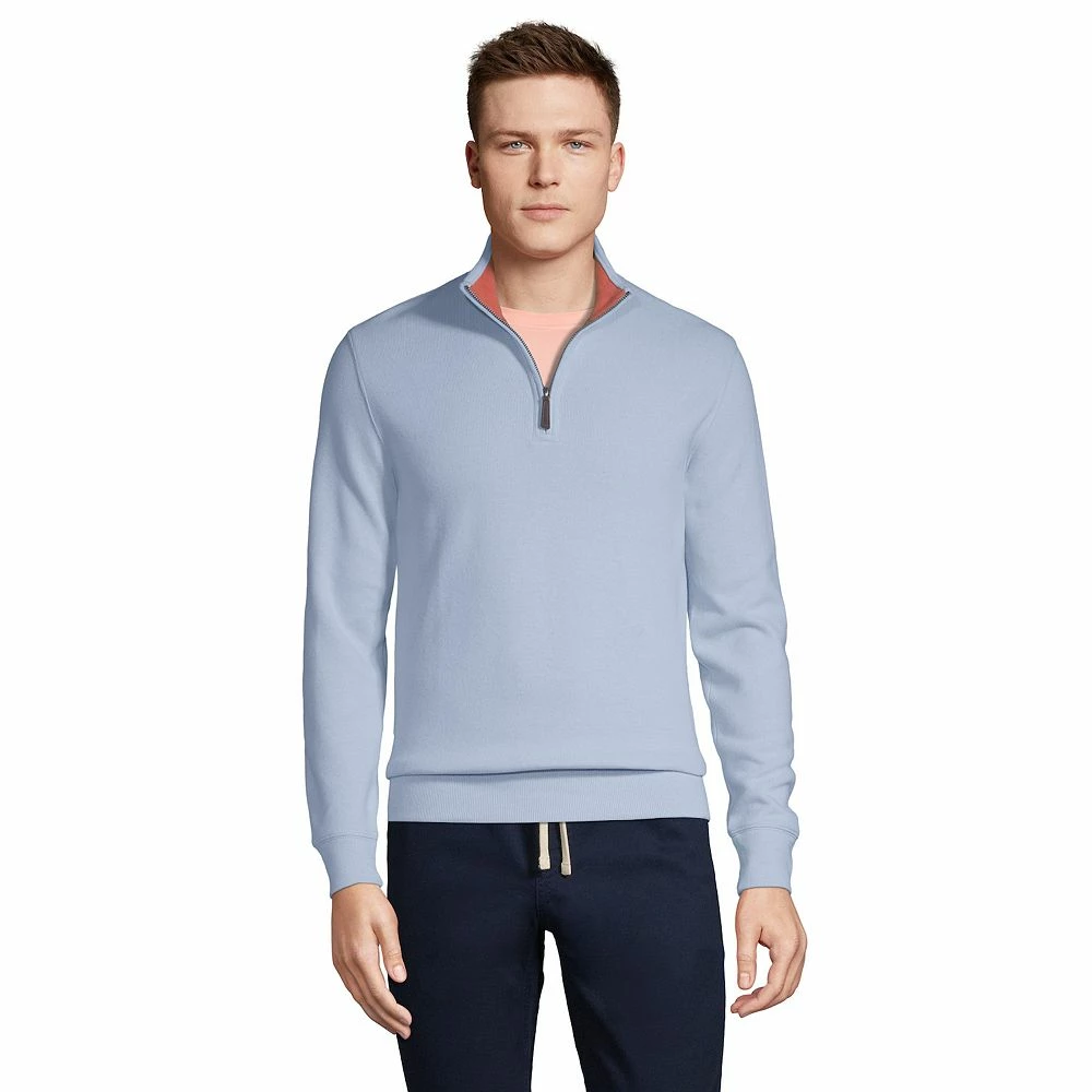 Big & Tall Lands' End Bedford Classic-Fit Ribbed Quarter-Zip Sweater 13 Big & Tall Lands' End Bedford Classic-Fit Ribbed Quarter-Zip Sweater - Image 11