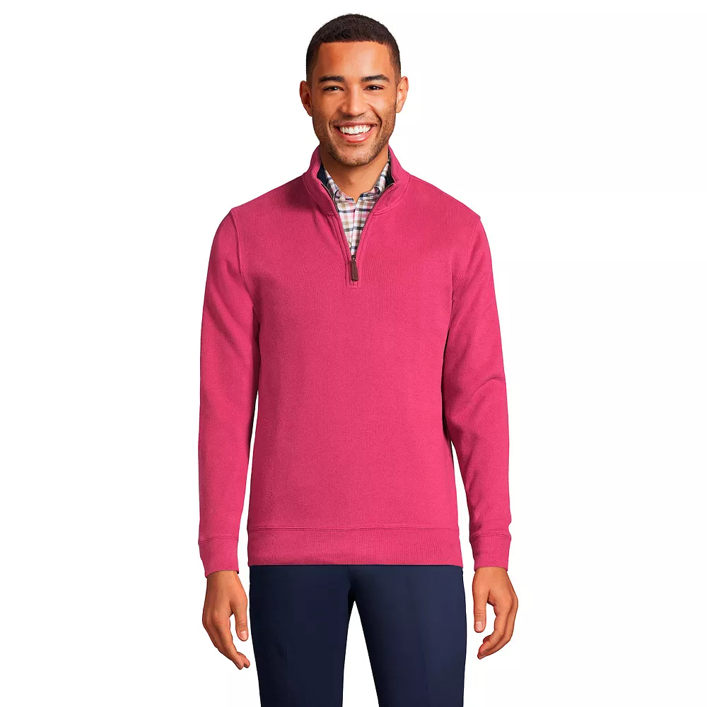 Big & Tall Lands' End Bedford Classic-Fit Ribbed Quarter-Zip Sweater 12 Big & Tall Lands' End Bedford Classic-Fit Ribbed Quarter-Zip Sweater - Image 10