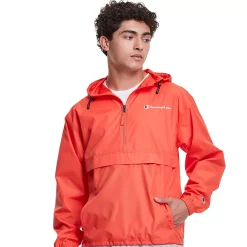 Men's Champion® Packable Jacket -Outdoor Clothing Sales 5243966 Poppy Orange