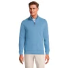 Big & Tall Lands' End Bedford Regular-Fit Rib Quarter-Zip Sweater 1 Big & Tall Lands' End Bedford Regular-Fit Rib Quarter-Zip Sweater -Outdoor Clothing Sales 5244746 Muted Blue