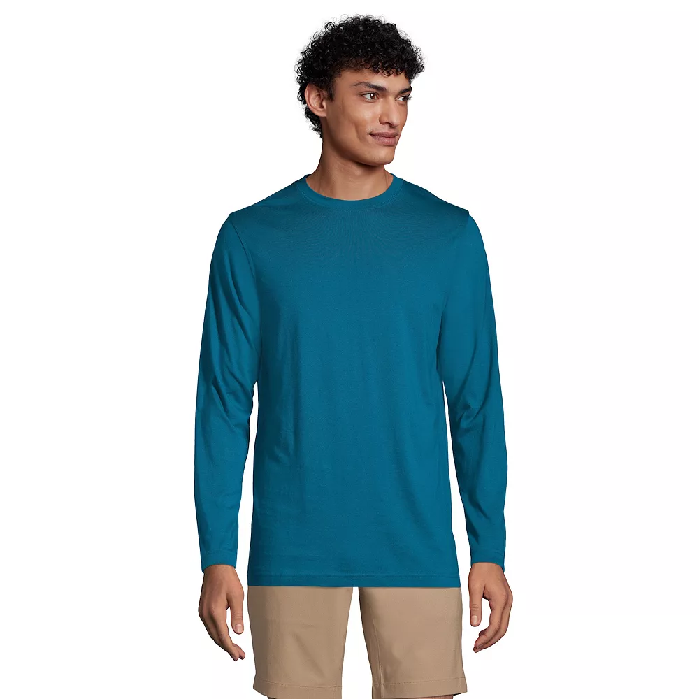 Big & Tall Lands' End Classic-Fit Supima Tee 3 Big & Tall Lands' End Classic-Fit Supima Tee