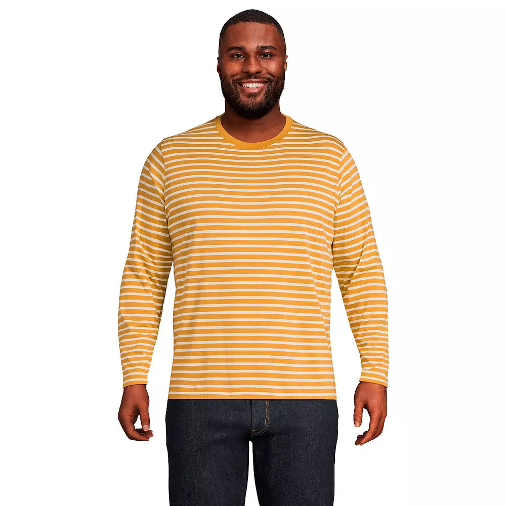 Big & Tall Lands' End Classic-Fit Supima Tee 12 Big & Tall Lands' End Classic-Fit Supima Tee - Image 10