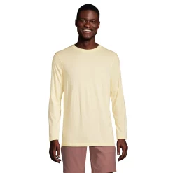 Big & Tall Lands' End Classic-Fit Supima Tee 20 Big & Tall Lands' End Classic-Fit Supima Tee -Outdoor Clothing Sales 5247867 Golden Candle Light
