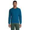 Big & Tall Lands' End Serious Sweats Crewneck Sweatshirt -Outdoor Clothing Sales 5247868 Baltic Teal