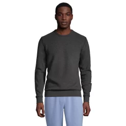 Big & Tall Lands' End Serious Sweats Crewneck Sweatshirt -Outdoor Clothing Sales 5247868 Dk Charcoal Heather