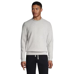 Big & Tall Lands' End Serious Sweats Crewneck Sweatshirt -Outdoor Clothing Sales 5247868 Gray Heather