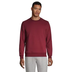 Big & Tall Lands' End Serious Sweats Crewneck Sweatshirt -Outdoor Clothing Sales 5247868 Rich Burgundy