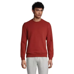 Big & Tall Lands' End Serious Sweats Crewneck Sweatshirt -Outdoor Clothing Sales 5247868 Rust Red