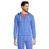 Big & Tall Lands' End Serious Sweats Full-Zip Hoodie -Outdoor Clothing Sales 5247869 Chicory Blue