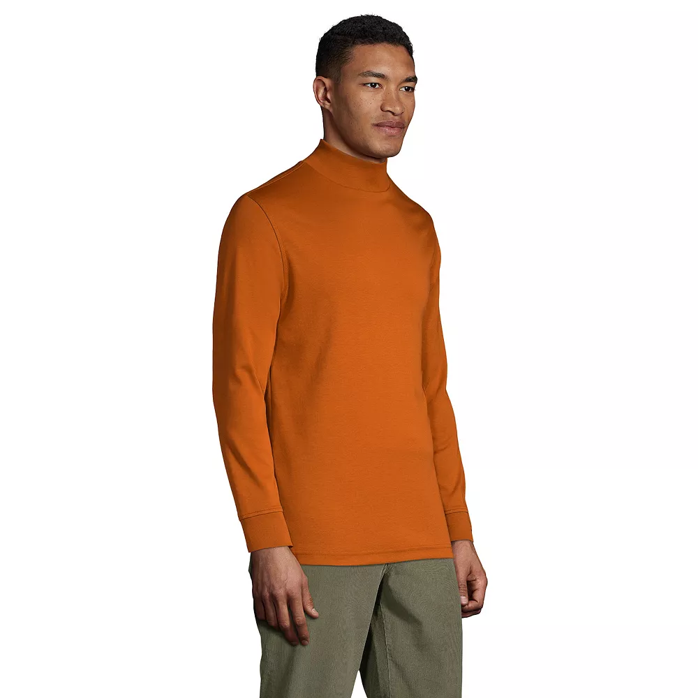 Big & Tall Lands' End Super Soft Supima Mock Turtleneck 9 Big & Tall Lands' End Super Soft Supima Mock Turtleneck - Image 7