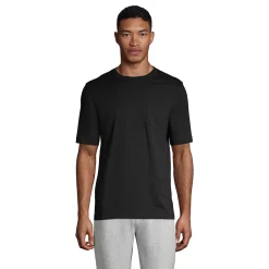 Big & Tall Lands' End Super-T Pocket Tee -Outdoor Clothing Sales 5247873 Black