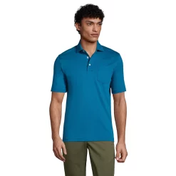 Big & Tall Lands' End Super Soft Classic-Fit Supima Pocket Polo 19 Big & Tall Lands' End Super Soft Classic-Fit Supima Pocket Polo -Outdoor Clothing Sales 5247876 Baltic Teal