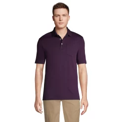 Big & Tall Lands' End Super Soft Classic-Fit Supima Pocket Polo 21 Big & Tall Lands' End Super Soft Classic-Fit Supima Pocket Polo -Outdoor Clothing Sales 5247876 Blackberry