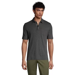Big & Tall Lands' End Super Soft Classic-Fit Supima Pocket Polo 17 Big & Tall Lands' End Super Soft Classic-Fit Supima Pocket Polo -Outdoor Clothing Sales 5247876 Dk Charcoal Heather