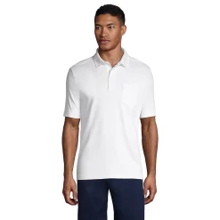 Big & Tall Lands' End Super Soft Classic-Fit Supima Pocket Polo 16 Big & Tall Lands' End Super Soft Classic-Fit Supima Pocket Polo -Outdoor Clothing Sales 5247876 White