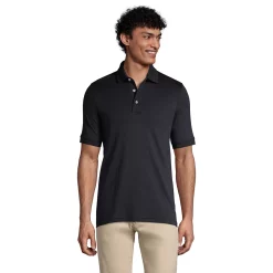 Big & Tall Lands' End Classic-Fit Supima Polo 14 Big & Tall Lands' End Classic-Fit Supima Polo -Outdoor Clothing Sales 5247884 Black