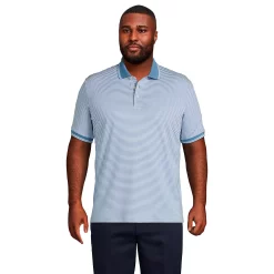 Big & Tall Lands' End Classic-Fit Supima Polo 22 Big & Tall Lands' End Classic-Fit Supima Polo -Outdoor Clothing Sales 5247884 Blue White Stripe