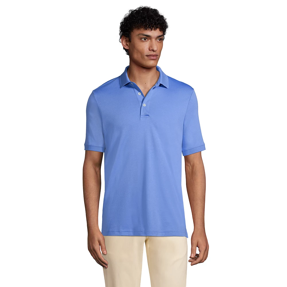 Big & Tall Lands' End Classic-Fit Supima Polo 7 Big & Tall Lands' End Classic-Fit Supima Polo - Image 5