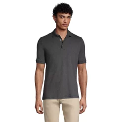 Big & Tall Lands' End Classic-Fit Supima Polo 18 Big & Tall Lands' End Classic-Fit Supima Polo -Outdoor Clothing Sales 5247884 Dk Charcoal Heather