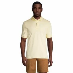 Big & Tall Lands' End Classic-Fit Supima Polo 19 Big & Tall Lands' End Classic-Fit Supima Polo -Outdoor Clothing Sales 5247884 Golden Candle Light