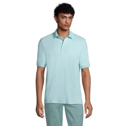 Big & Tall Lands' End Classic-Fit Supima Polo 20 Big & Tall Lands' End Classic-Fit Supima Polo -Outdoor Clothing Sales 5247884 Light Blue Radiance