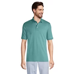 Big & Tall Lands' End Classic-Fit Supima Polo 15 Big & Tall Lands' End Classic-Fit Supima Polo -Outdoor Clothing Sales 5247884 Teal Shadow