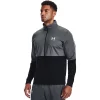 Men's Under Armour Pique Track Jacket -Outdoor Clothing Sales 5253829 Pitch Gray