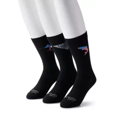 Men's Columbia 3-pack PFG Patterned Crew Socks -Outdoor Clothing Sales 5261392 Black