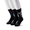 Men's Columbia 3-pack PFG Patterned Crew Socks -Outdoor Clothing Sales 5261392 Black Red Blue