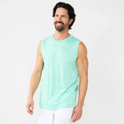 Men's Tek Gear® Dry Tek Muscle Tee 18 Men's Tek Gear® Dry Tek Muscle Tee -Outdoor Clothing Sales 5262221 High Dive Brisk Mint