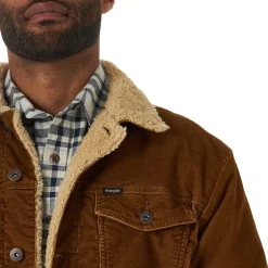Men's Wrangler Sherpa-Lined Corduroy Jacket -Outdoor Clothing Sales 5262779 ALT2