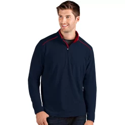 Men's Antigua Glacier Quarter-Zip Pullover