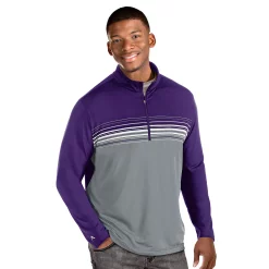 Men's Antigua Pace Regular-Fit Colorblock Quarter-Zip Pullover