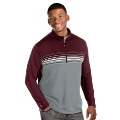 Men's Antigua Pace Colorblock Quarter-Zip Pullover
