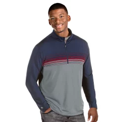 Men's Antigua Pace Regular-Fit Colorblock Quarter-Zip Pullover