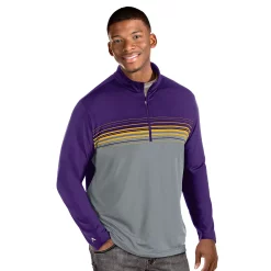 Men's Antigua Pace Regular-Fit Colorblock Quarter-Zip Pullover