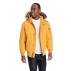 Men's London Fog Short Snorkel Hooded Bomber Jacket -Outdoor Clothing Sales 5301225 Yellow