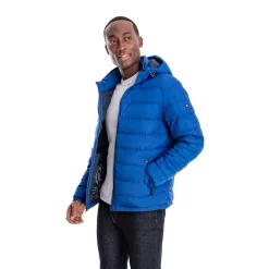 Men's London Fog Hooded Puffer Jacket -Outdoor Clothing Sales 5301226 ALT2