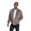 Men's London Fog Microfiber Bomber Coat -Outdoor Clothing Sales 5301229 Grey
