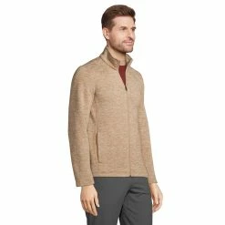 Big & Tall Lands' End Sweater Fleece Jacket -Outdoor Clothing Sales 5340876 ALT2