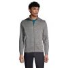 Big & Tall Lands' End Sweater Fleece Jacket 2 Big & Tall Lands' End Sweater Fleece Jacket -Outdoor Clothing Sales 5340876 Grey