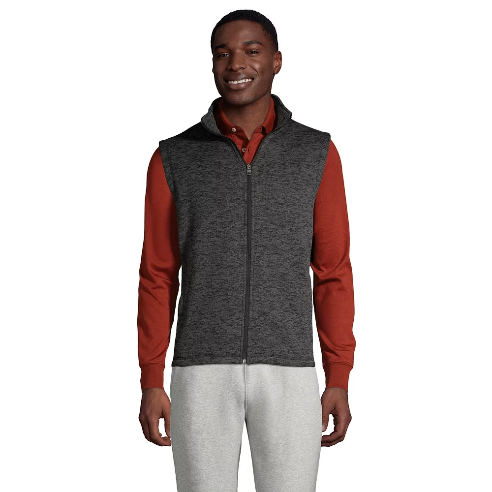 Big & Tall Lands' End Sweater Fleece Vest 4 Big & Tall Lands' End Sweater Fleece Vest - Image 2