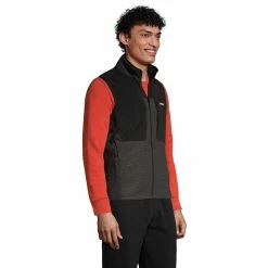 Big & Tall Lands' End Colorblock Grid Fleece Vest 11 Big & Tall Lands' End Colorblock Grid Fleece Vest -Outdoor Clothing Sales 5340915 ALT2
