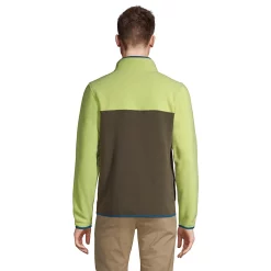 Big & Tall Lands' End Heritage Relaxed-Fit Fleece Snapneck Pullover Top -Outdoor Clothing Sales 5354864 ALT
