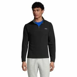 Big & Tall Lands' End Fleece Quarter-Zip Pullover Top