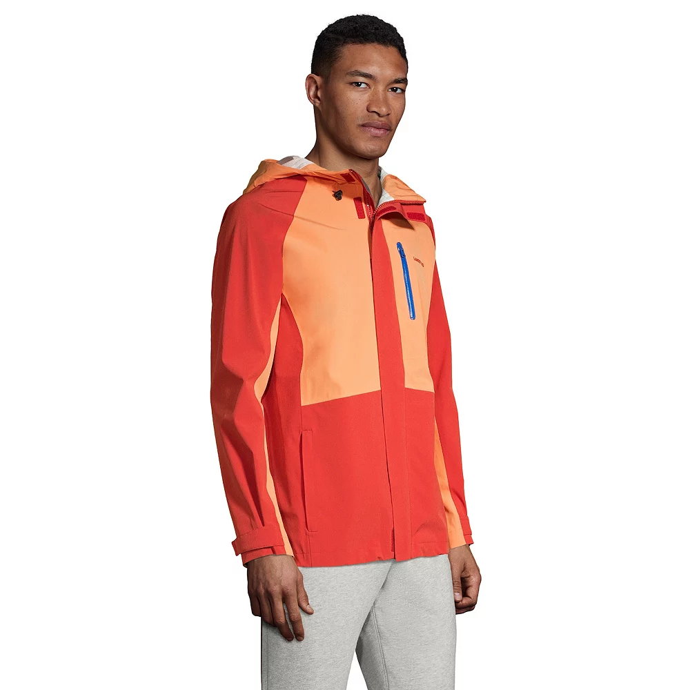 Big & Tall Lands' End Packable Waterproof Rain Jacket 6 Big & Tall Lands' End Packable Waterproof Rain Jacket - Image 4