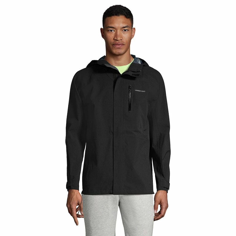 Big & Tall Lands' End Packable Waterproof Rain Jacket 3 Big & Tall Lands' End Packable Waterproof Rain Jacket